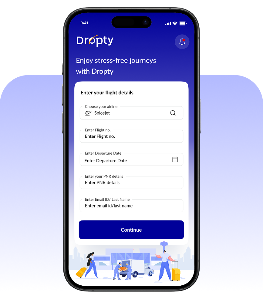 Dropty App Illustration